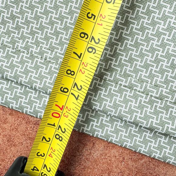 Hickey Freeman Golf Polo XL Green Geometric All Over Print Performance New $59 - Picture 7 of 8